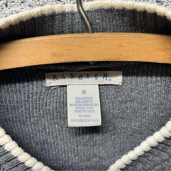 Vintage Rubbish Cotton Zip-Up Cardigan - Picture 5 of 5